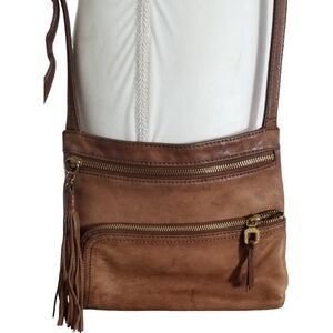 Hobo The Original Brown Leather Crossbody Bag